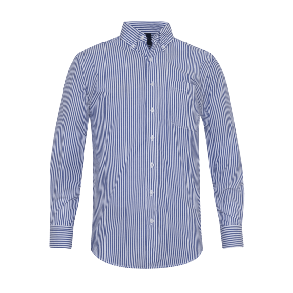 Executive Blue Stripes Shirt For Men
